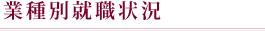 業種別就職者状況